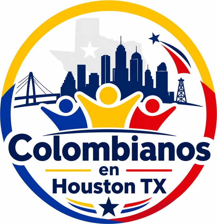 Colombianos en logo, houston tx version