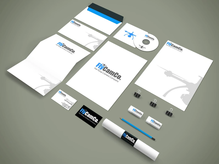 FlyCamCo logo, stationery version