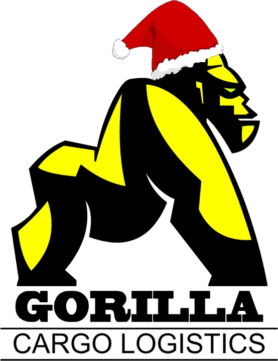Gorilla Cargo Logistics logo, seasonal version