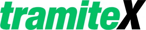 tramiteX logo, inverted version