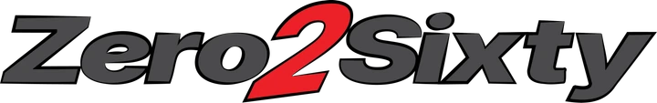 Zero2Sixty logo, greyscale version