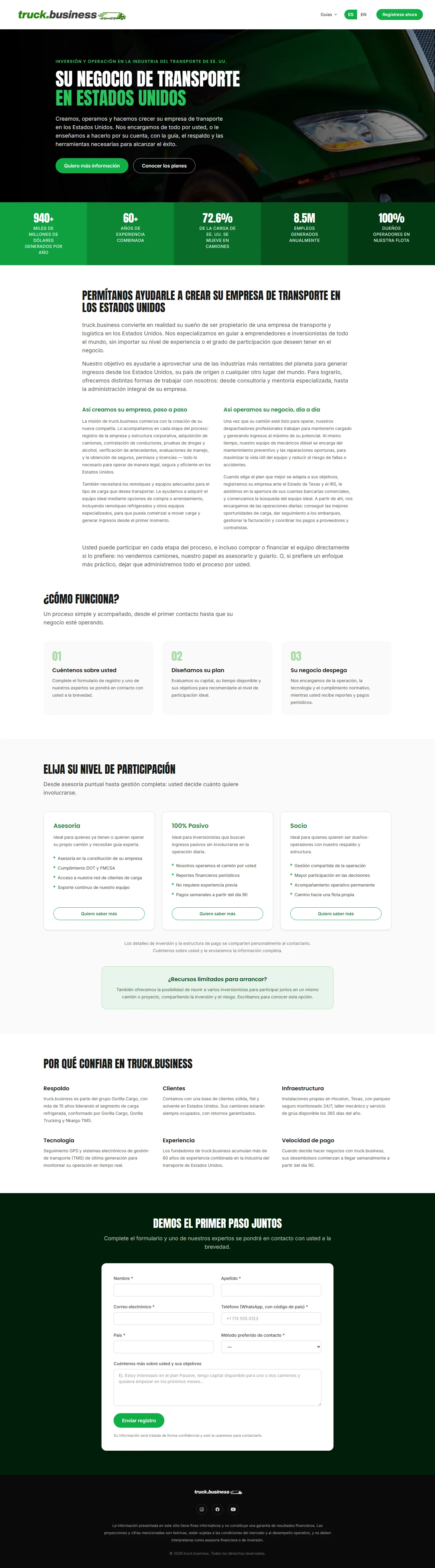 truck.business homepage